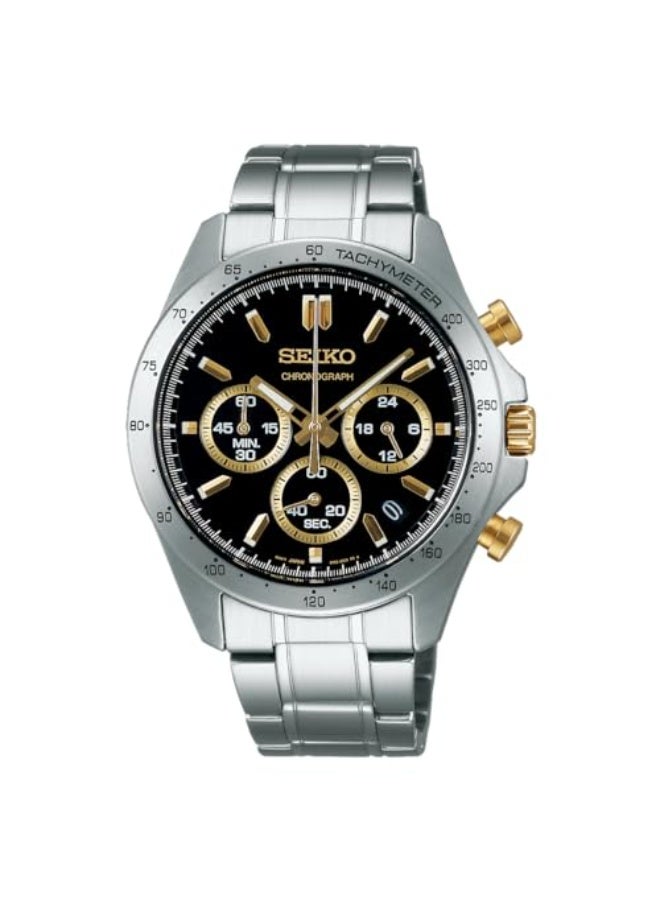 SEIKO SPIRIT SBTR015 Chronograph Black Gold - Image 1